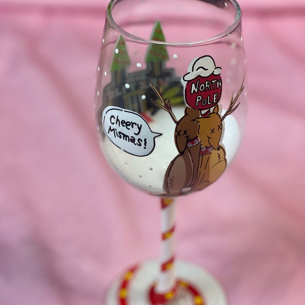 Santa Barbara Design Studio - Christmas Decor - Wine glasses.